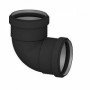 CURVA 90 ALLUMINIO NERO OPACO F/F 080 B07RJYJSZJ