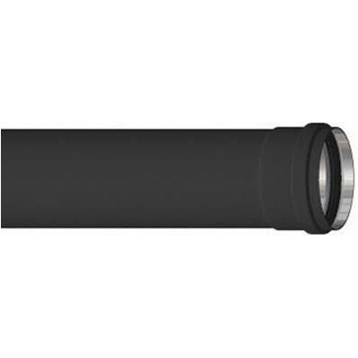 TUBO ALLUMINIO NERO OPACO ML 1,00 080 B08XBD7V3F