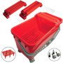 VASCHETTA LAVAGGIO PIASTRELLISTA - KIT 3 RULLI (2 RUOTE 2 PIEDI) B08LQYP