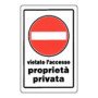 CARTELLO PROPRIETA  PRIVATA VIETATO L  ACCESSO 20X30 B08X9GNJH4