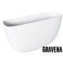 CASSETTA WC ALTA GRAVENA UNIVERSALE CERAMICA BIANCA 47,6X35,3 B08X9GWHPW