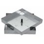 Sigillo con bullone centrale acciaio zincato sp.10/10 63x63 b01co065xy