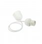 FANTON PENDEL CON PORTALAMPADA CAVO 80CM BIANCA 62970 B08XB1MXZ9