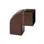GRONDA PVC COLOR TESTA DI MORO D.100 QUADRA - CURVA 87