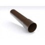 GRONDA PVC COLOR TESTA DI MORO D.080 TONDA - PLUVIALE MT. 2 B09GXKB6T5
