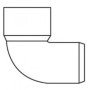 GRONDA PVC COLOR TESTA DI MORO D.080 TONDA - CURVA 87