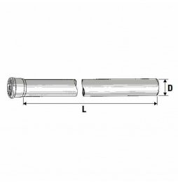Tubo 1 bicchiere htem d.090 mm.1000 b08lqyqr3d Tubo 1 bicchiere htem d.090 mm.1000 b08lqyqr3d