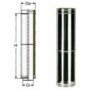Inox doppia parete elemento telescopico d.500 b08x9tvl