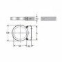 Inox doppia parete aisi 316fascetta murale d.130/180 b08x9w4st4