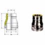 INOX DOPPIA PARETE AISI 316RACCORDO D.350/400F-400M B08X9Y2FBJ