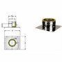 INOX DOPPIA PARETE PIASTRA BASECON GOCCIOLATORE D.450