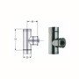 Inox mono parete aisi 316elemento di ispezione d.080