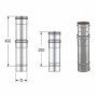 Inox mono parete aisi 316elemento telescopico d.080 b08x9znqvl