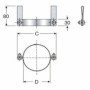 Inox mono parete aisi 316fascetta di discesa d.250 b08xb3kr8z