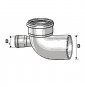 CURVA WC HTSB D.110 1 ATTACCO POSTERIORE D.40 B08LR32ZWD