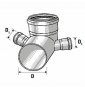 CURVA WC HTSB D.110 4 ATTACCHI D.40 B07WRL9X4H
