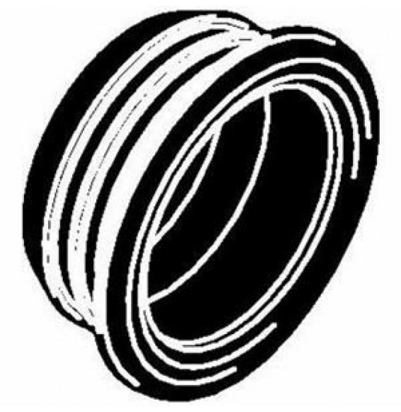 GIUNTO PER CURVA TECNICA D.30-32 IN GOMMA NERA B08LR9Y363