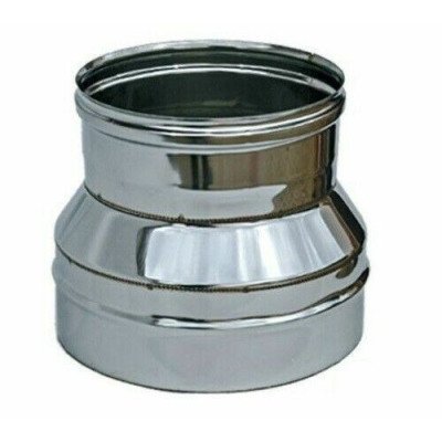 Inox mono parete aisi 316raccordo d.200m-150f b08wzdmcnk