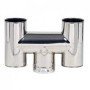 INOX MONO PARETE AISI 316CAPPELLO AD H D.140