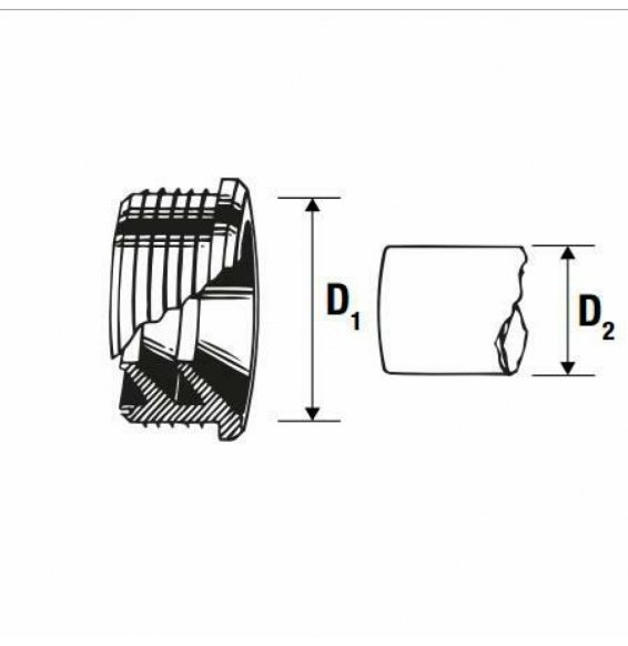 Morsetto in gomma universale d.32x16/26 b08lqytn34
