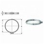 Inox mono parete aisi 316fascetta di bloccaggio d.400