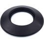 Rosone in silicone/gomma per inox nero d.080 b08wyrn459
