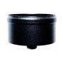 TAPPO CONDENSA CON DRENAGGIO INOX NERO D.100