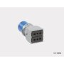 FEMA 16.1864 ADATTATORE SPINA CEE - 2 PRESE BIPASSO