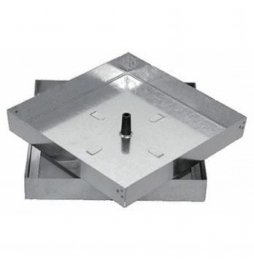 SIGILLO CON BULLONE CENTRALE ACCIAIO ZINCATO SP.10/10 23X23 B01CO066JW SIGILLO CON BULLONE CENTRALE ACCIAIO ZINCATO SP.10/10 23X23 B01CO066JW