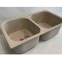 LAVELLO VARIANT ANGOLARE CM.82,5 2 VASCHE ANTRACITE