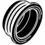 GIUNTO PER CURVA TECNICA D.30-32 IN GOMMA NERA B08LR9Y363