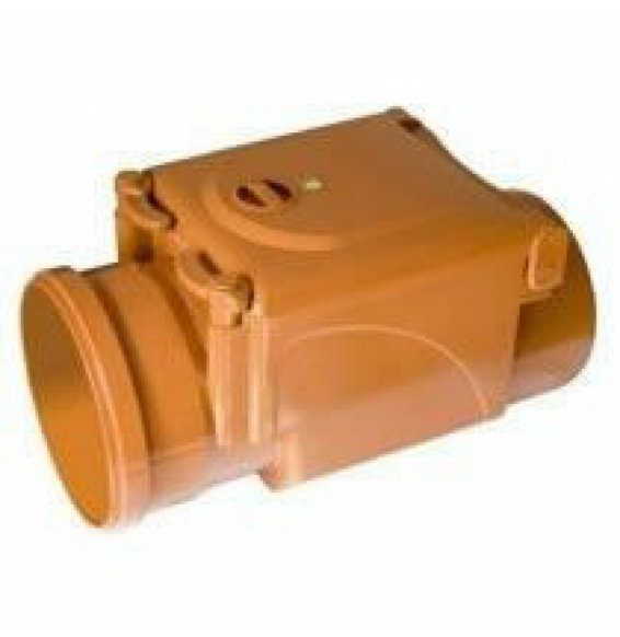 Regolatore antiriflusso pvc edilizia con piattello inox d.100