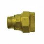 DRITTO MASCHIO OTTONE PER POLIETILENE D.40X11/4 B08WZ1V64K