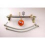 Centralina gas completa 2 attacc hi con regolatore e flex per bom
