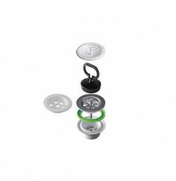 PILETTA LAVELLO INOX SENZA TROPPOPIENO D.1  1/2