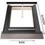 FINESTRA PER TETTO ALLUMINIO EMICA BEST 45X55