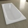 VASCA ACCIAIO 160 BIANCO B07RVMKZGM
