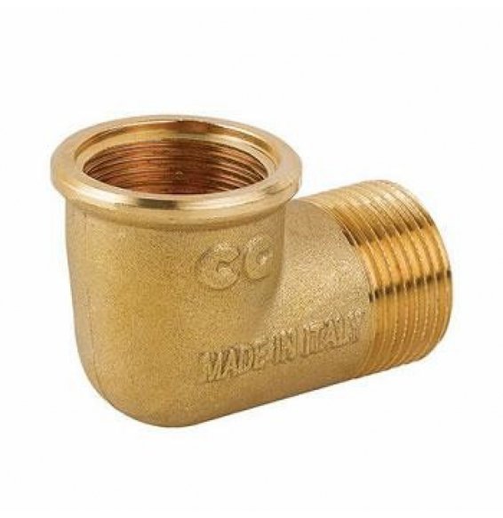 Gomito ottone 90 m/f d.3/4   b01cench56