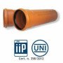 TUBO PVC FOGNATURA  UNI EN1401SN4 MT.6 D. 110 B08LR2LC3G