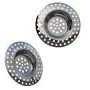GRIGLIA IN ACCIAIO INOX X PILETTA DA 52MM X LAVELLO PANDA CF.2PZ