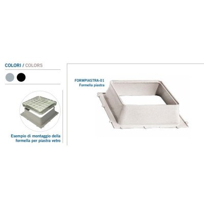 FORMELLA PER PIASTRA VETRO 230X230X60 B07KB86JLL