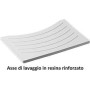 Lavatoio serie garden da 60x50 cm, kit, frassino  9002kf cr / negrari