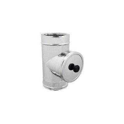 INOX MONO PARETE AISI 316MODULO ISPEZIONE CON TAPPO 180