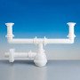 LIRA SIFONE LAVELLO 1-1/2 TUBO PP ï¿½40 BIANCO   1433.117
