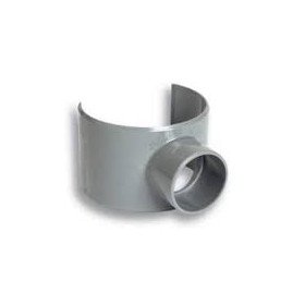 Pvc incollaggio grigio derivazione sella 80-75 a 40 Pvc incollaggio grigio derivazione sella 80-75 a 40