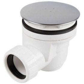 Piletta doccia piastra cromata d.90 uscita d.40 piatto foro 60 cr5085 Piletta doccia piastra cromata d.90 uscita d.40 piatto foro 60 cr5085