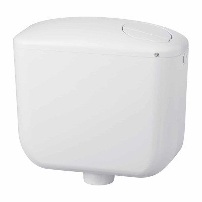 Cassetta wc sfera 2 bianca doppio scarico, senza rubinetto 1000s2 cr 601