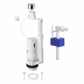 Meccanismo a doppio scarico a cavo  gall. entr.lat. 3/8 cr 1402c Meccanismo a doppio scarico a cavo  gall. entr.lat. 3/8 cr 1402c