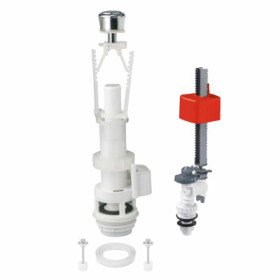 Meccanismo a doppio scarico congall. a entrata dal basso 3/8  CR 601010 Meccanismo a doppio scarico congall. a entrata dal basso 3/8  CR 601010