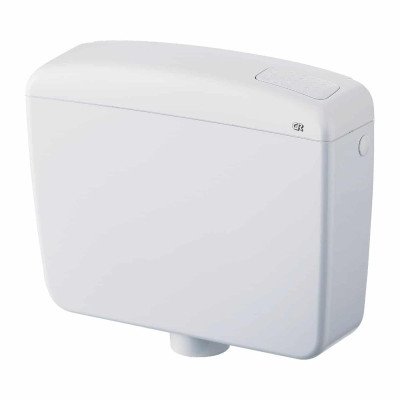 Cassetta wc Plus 1 bianca start/stop, con rubinetto CR1031S